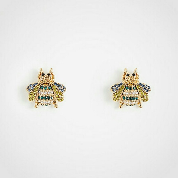 NWT Ann Taylor Bee Stud Earrings - Picture 2 of 4